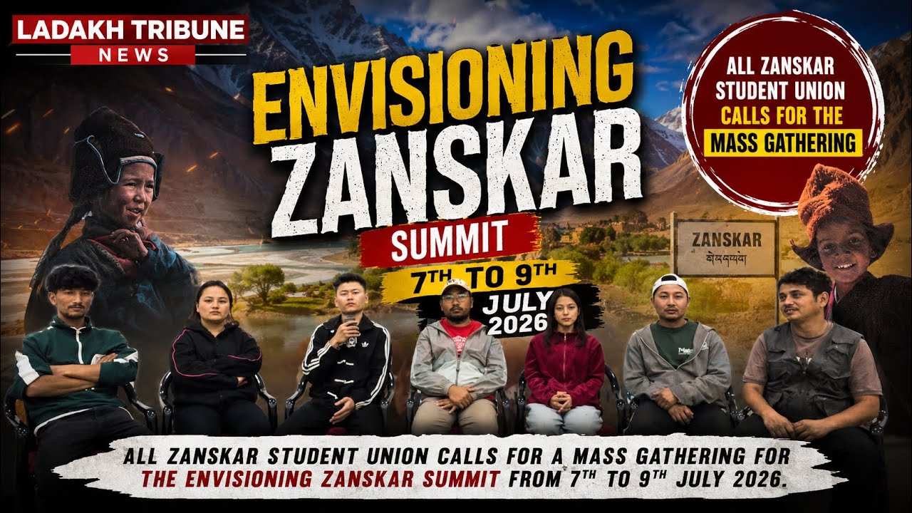 All Zanskar Student Union Calls for a Mass Gathering for the Envisioning Zanskar Summit.