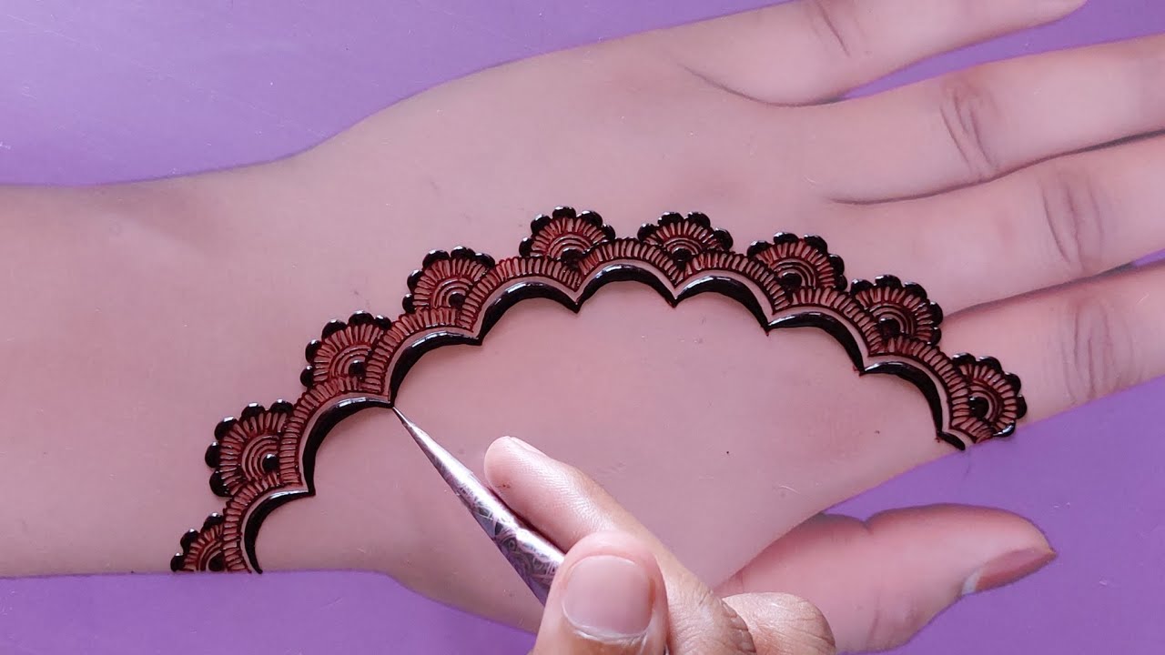 Very easy full hand mehndi| mehandi ka design| simple full mehndi design |back hand mehndi design