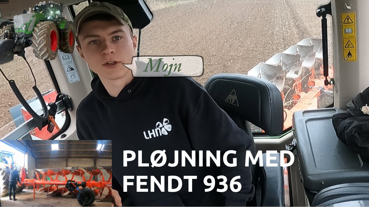 Pløjningen fortsætter! Fendt 936 Pløjer mark på 6 ha | KLF Dansk Landbrug