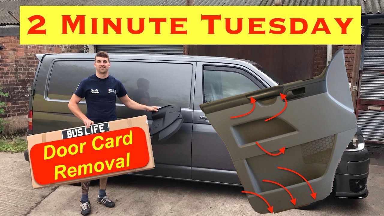 VW T5 / T6 Door Card Removal How To DIY