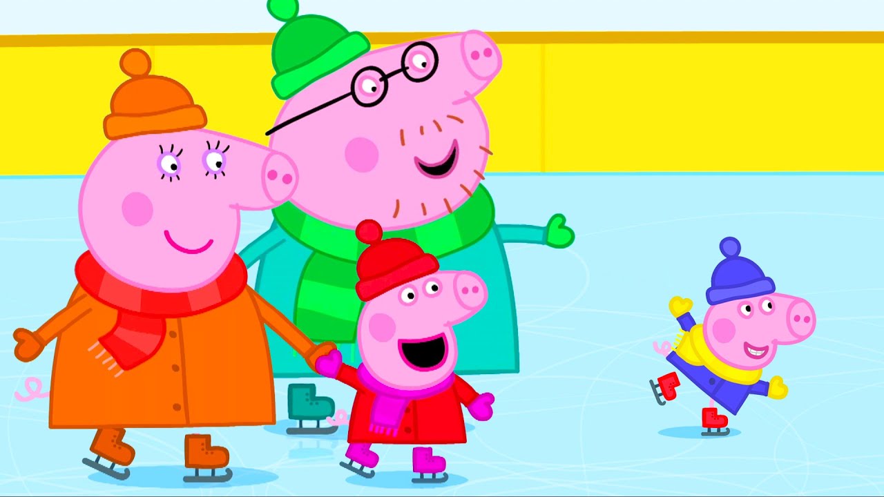 Peppa Lernt Schlittschuhlaufen! ⛸️ Winterspaß! | 30 Minuten | Peppa Pig Deutsch