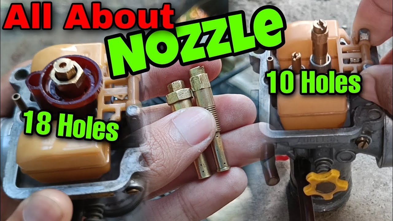 Pengaruh Lubang Nozzle terhadap Setingan Karburator | Nozzle PWK 18 Holes vs Nozzle PE
