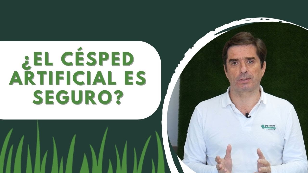 El CESPED ARTIFICIAL es seguro