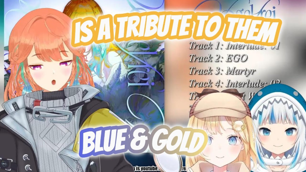 The Heartbreaking Message to Ame & Gura in Kiara's New Song 💙💛