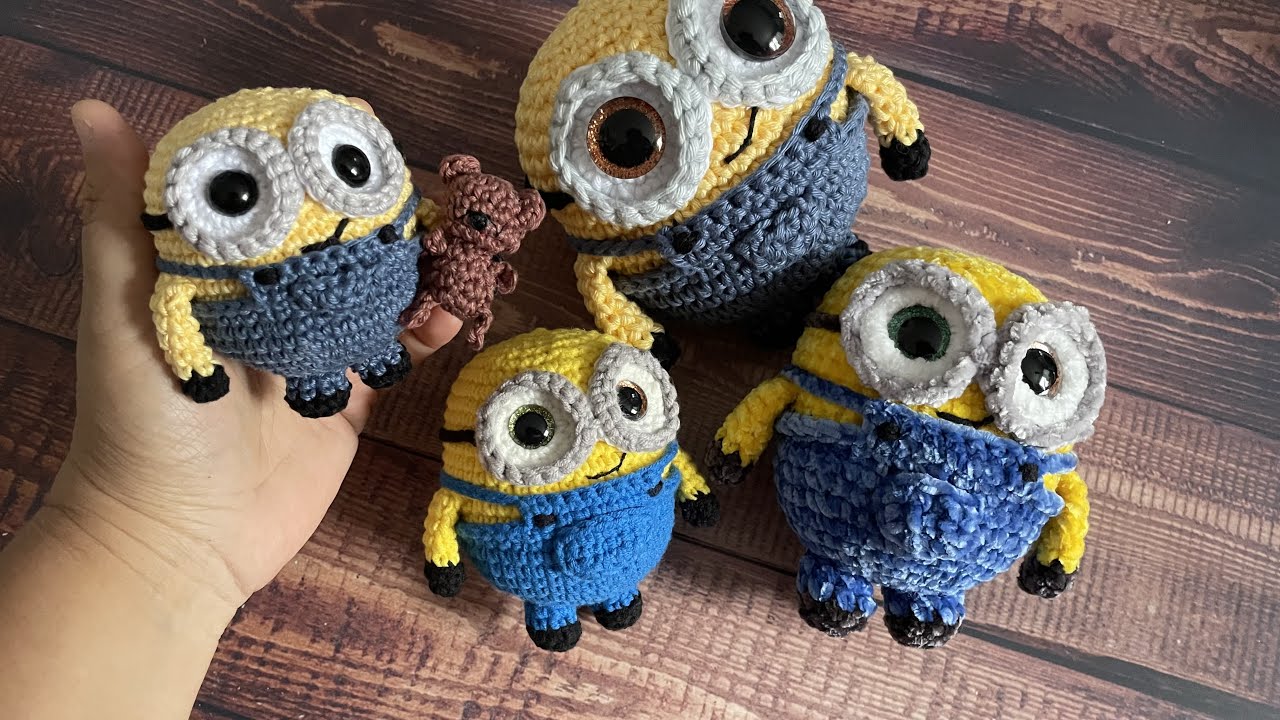 MINION tejido con AMIGURUMI CÍRCULO rápido y rentable 💵- Parte 1