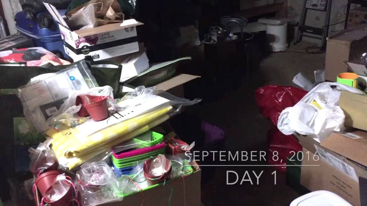 Day one of PROJECT BASEMENT CLEAN UP (or 