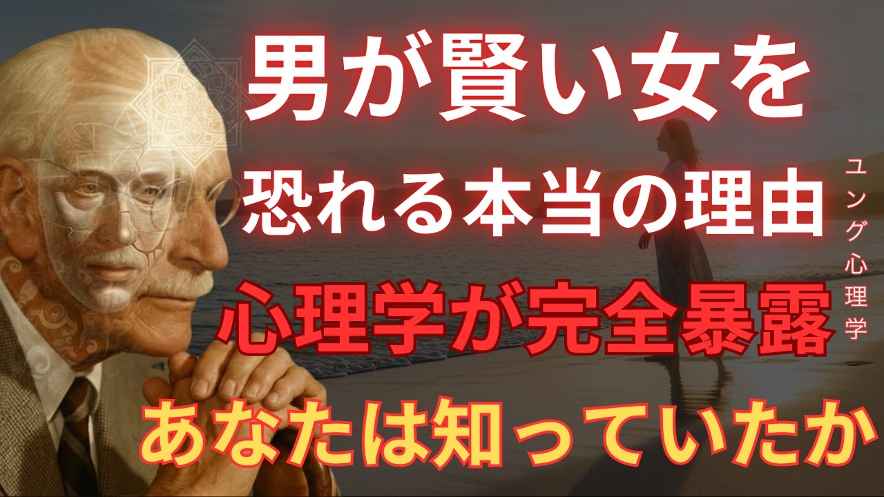 【衝撃】多くの男性が賢い女性を恐れる本当の理由｜男の心理を完全暴露｜カール・ユング「ユング心理学」「無意識」「元型」「影」