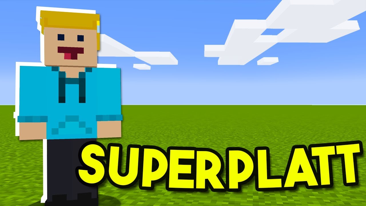 Olof &Ouml;verlever En Superplatt V&auml;rld I Minecraft