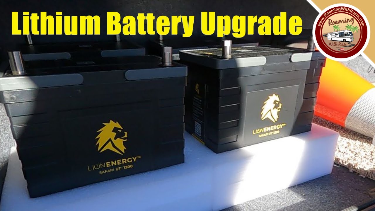 Motorhome's A Boondocking Machine With Lion Energy Lithiums | Lithium Battery Install