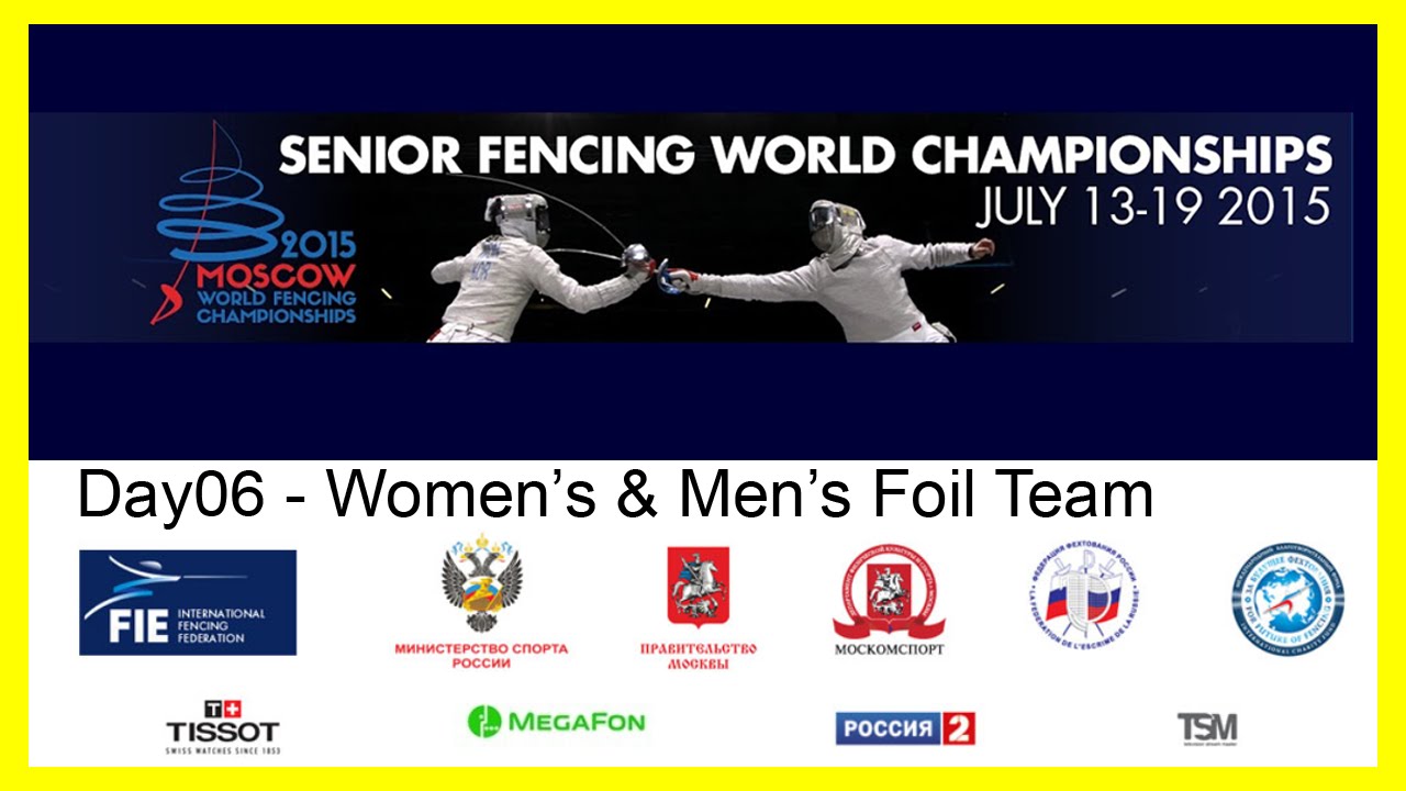 Senior Fencing World Championships Moscow 2015 - Day06 Finals