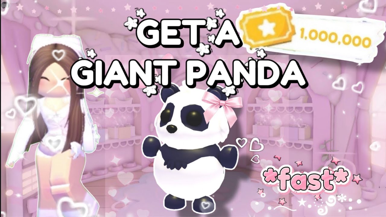 Get a GIANT PANDA FAST with this method! |Adopt Me