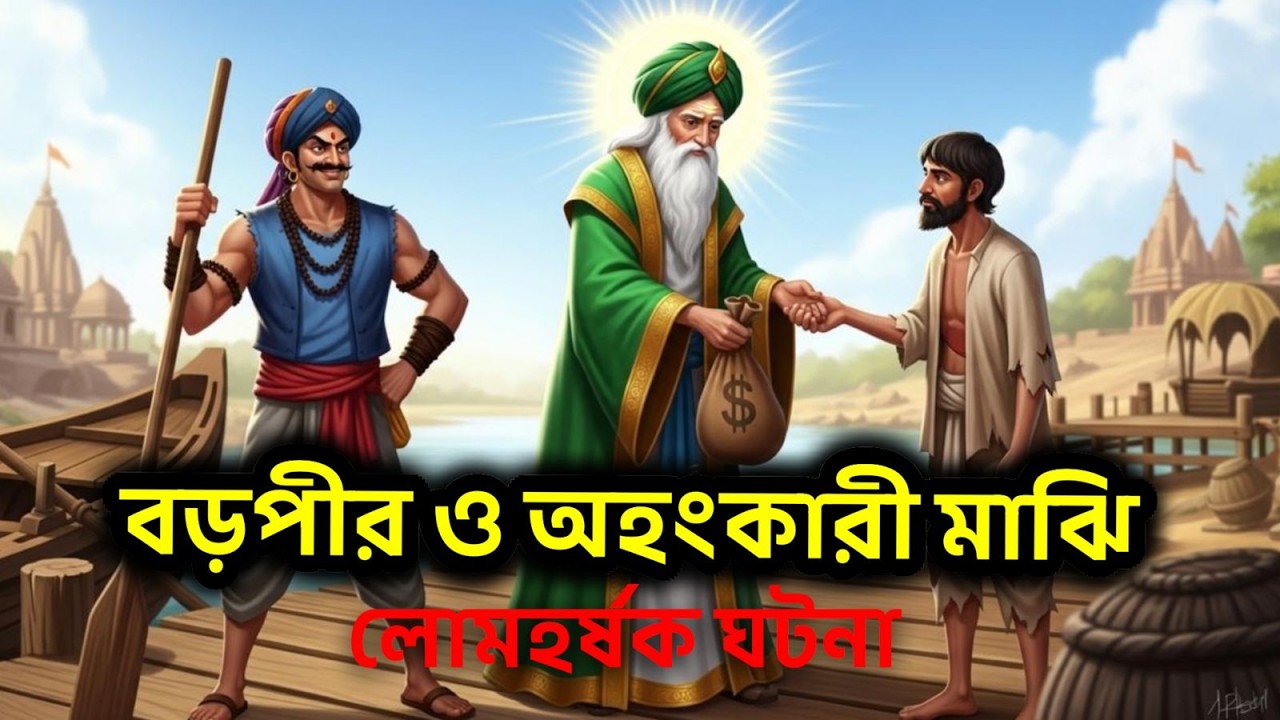 আব্দুল কাদের জিলানীর সাথে বেয়াদবি! মাঝির ভয়ঙ্কর পরিণতি 😱#islamicstory