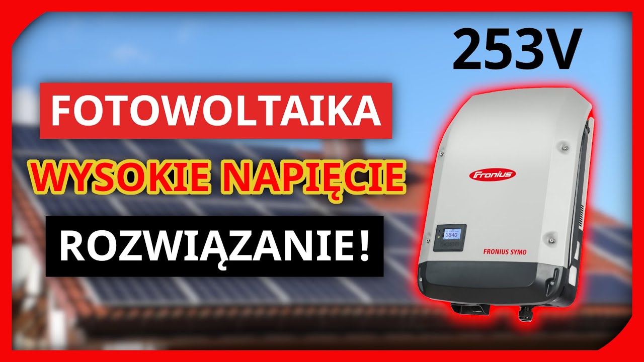 Fotowoltaika wyłącza sią przez wysokie napięcie. Sposoby na wysokie napięcie w sieci z powodu PV