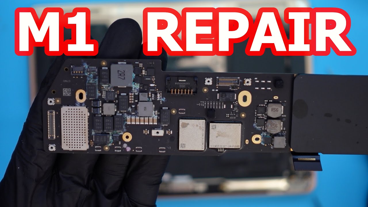 Как починить MacBook Air M1, поврежденный жидкостью