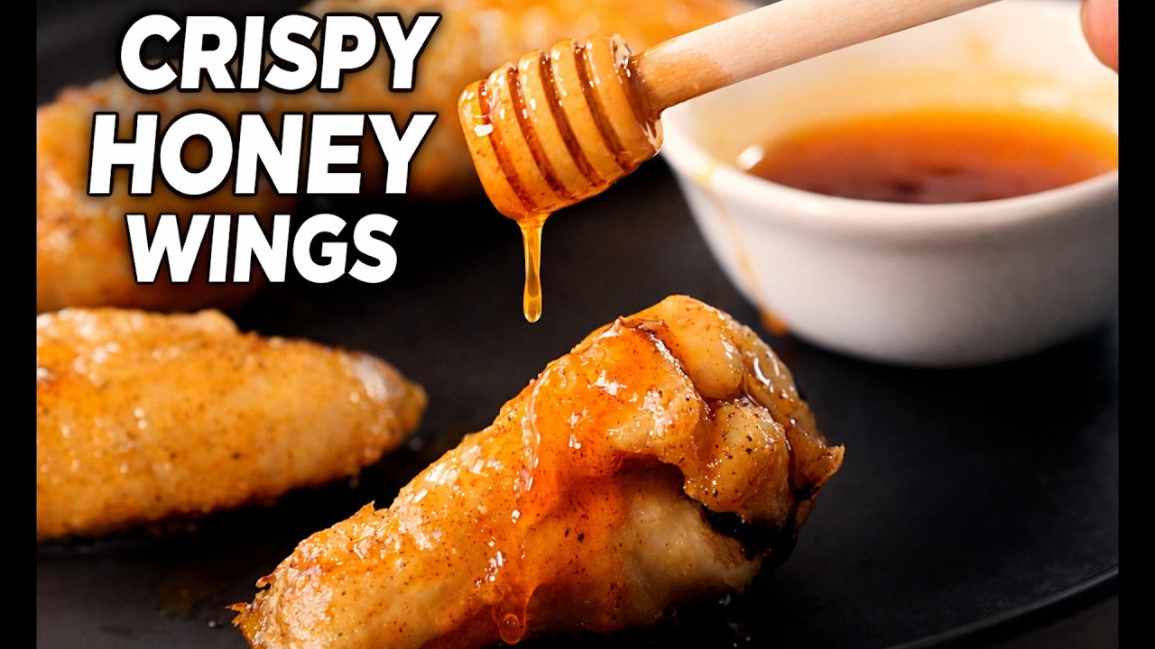 Crispy Honey Butter Chicken Wings in the Air Fryer | Ready in 15 Minutes