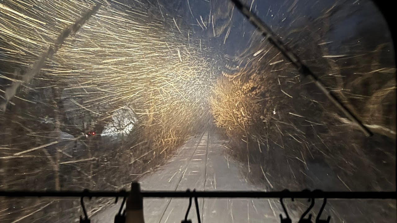 Day in the life of short line railroading in winter