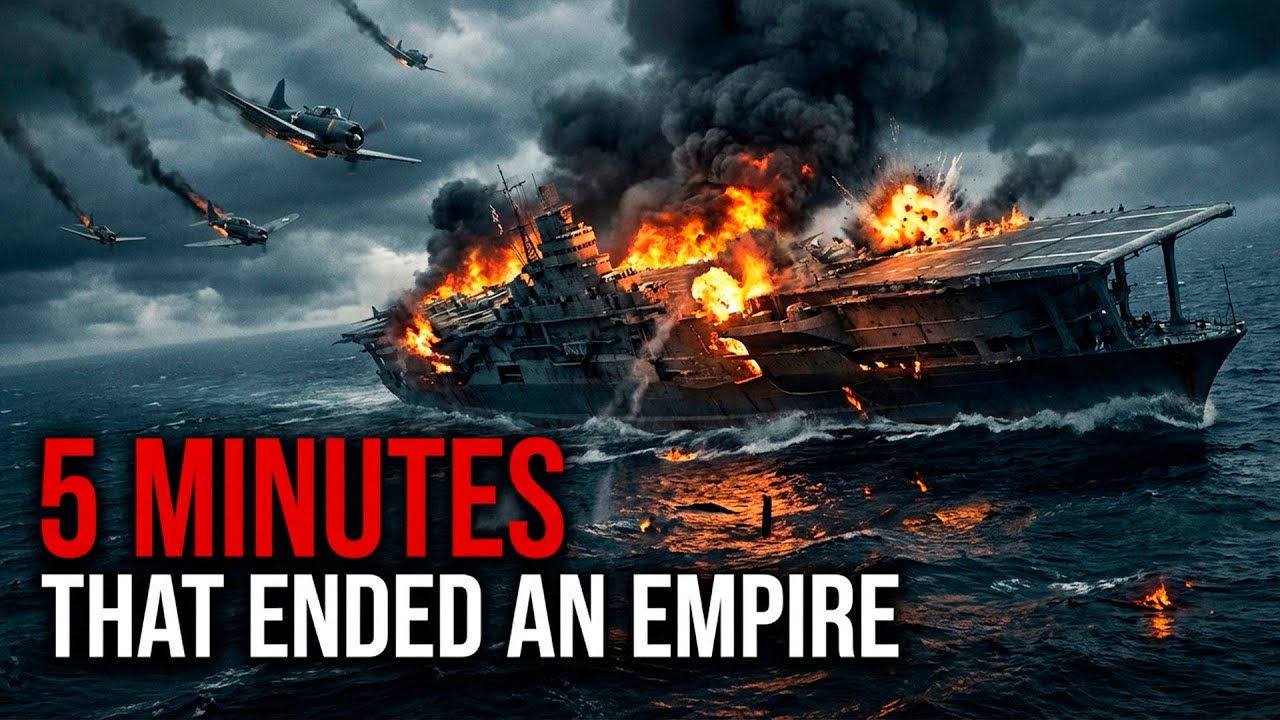 The 5 Minutes That Destroyed the Imperial Navy (The Battle of Midway)