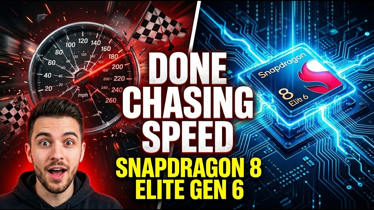 Snapdragon 8 Elite Gen 6 pro &mdash; Qualcomm Is Done Chasing Speed (Here's What's Next)