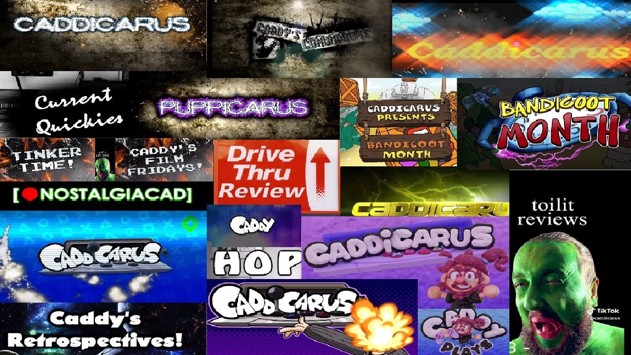 A Complete History of Caddicarus Intros! (2011-2023)
