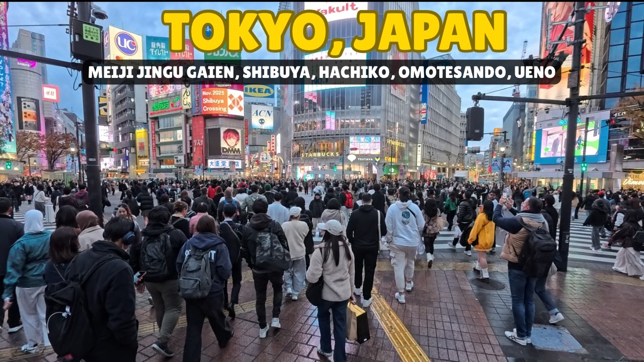 JAPAN VLOG SERIES: Tokyo | Meiji Jingu Gaien, Shibuya, Hachiko, Omotesando and Ueno Park