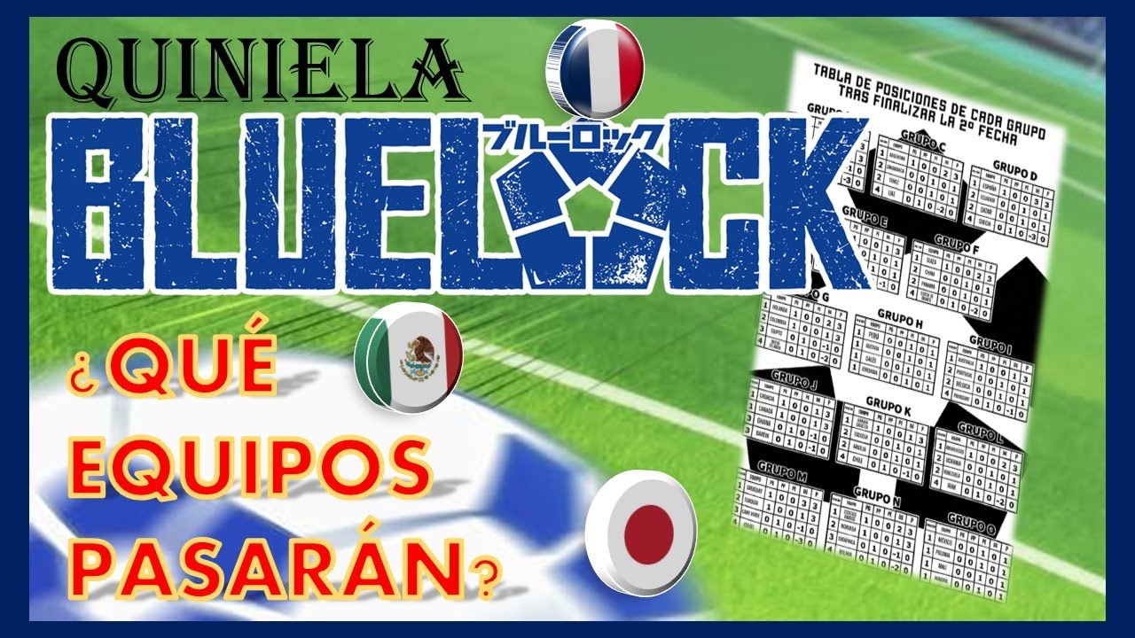 Pronósticos Blue Lock | ¿Quiénes pasarán de la fase de grupos?
