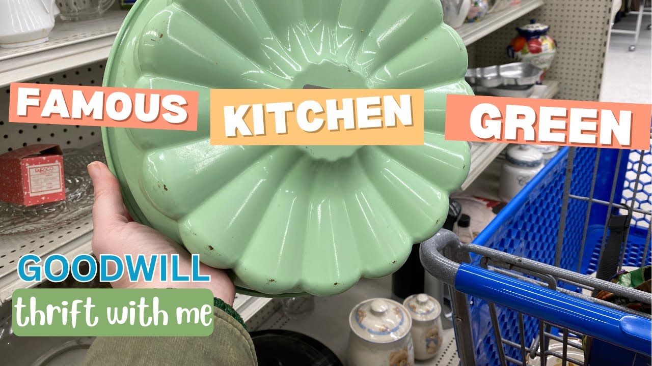 Goodwill Thrift With Me | Kitchen Green