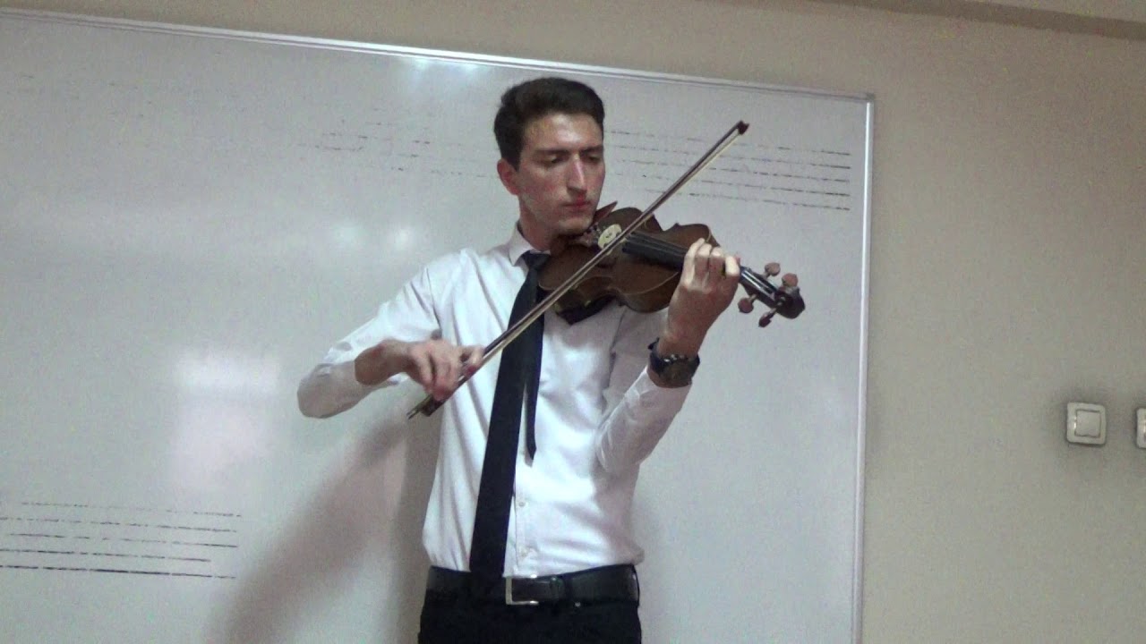 4- SÜLEYMAN ALİ ÜNVER'DEN KEMAN KONSERİ HAYDAR TATLIYAY'IN NİHAVENT SİGANI