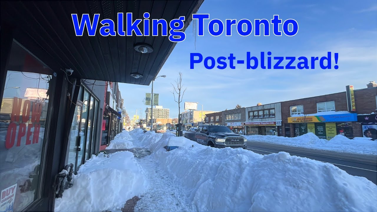 Walking My Neighbourhood in Toronto Ontario Canada After a MAJOR Blizzard (56 CM!) 1/26/2026