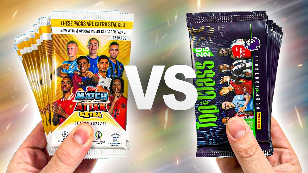 PACK BATTLE!! | Match Attax Extra & Panini Top Class 2025! (Pack Opening)