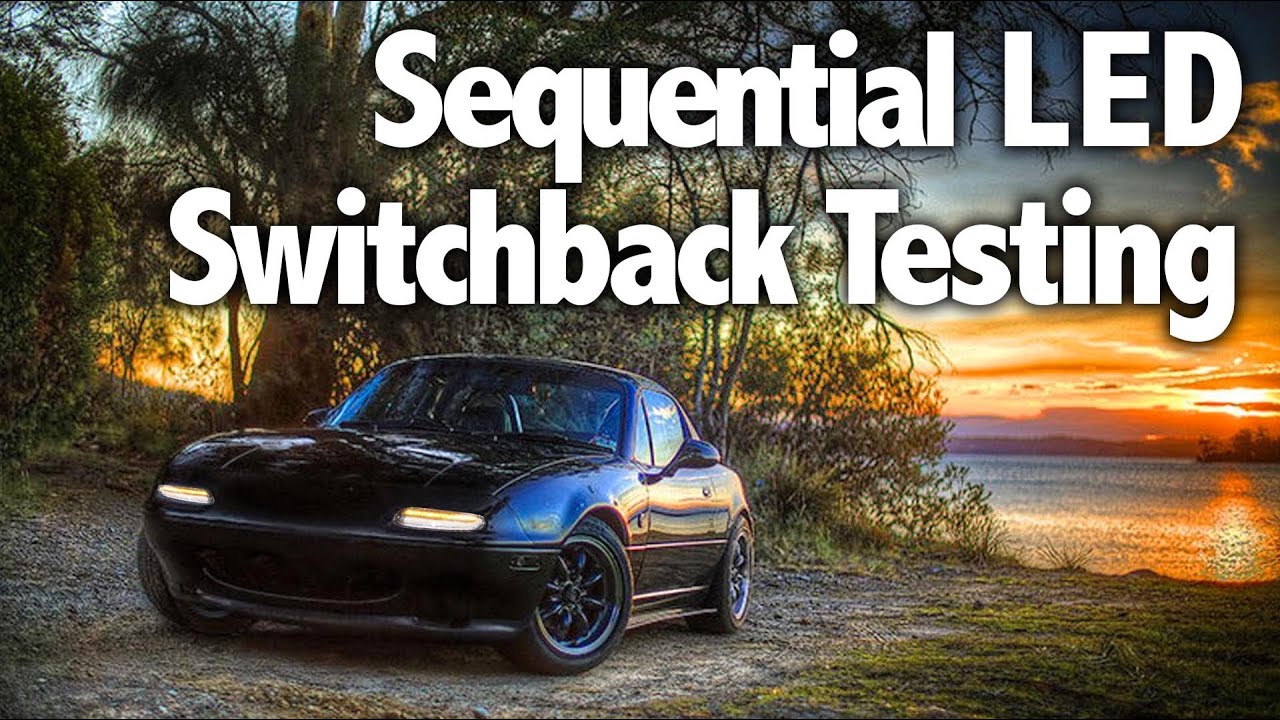 Miata MX5 LED Sequential Indicators testing