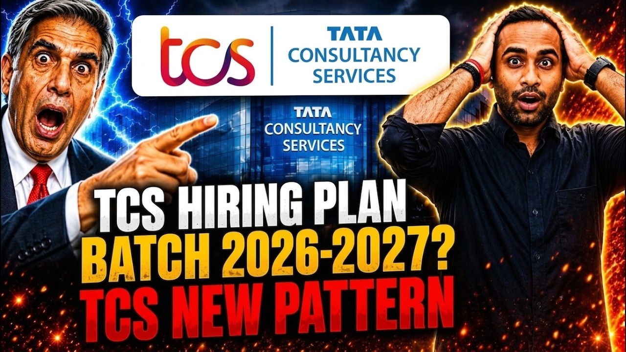 План найма в TCS для наборов 2027 и 2026 годов | Новый формат экзамена TCS