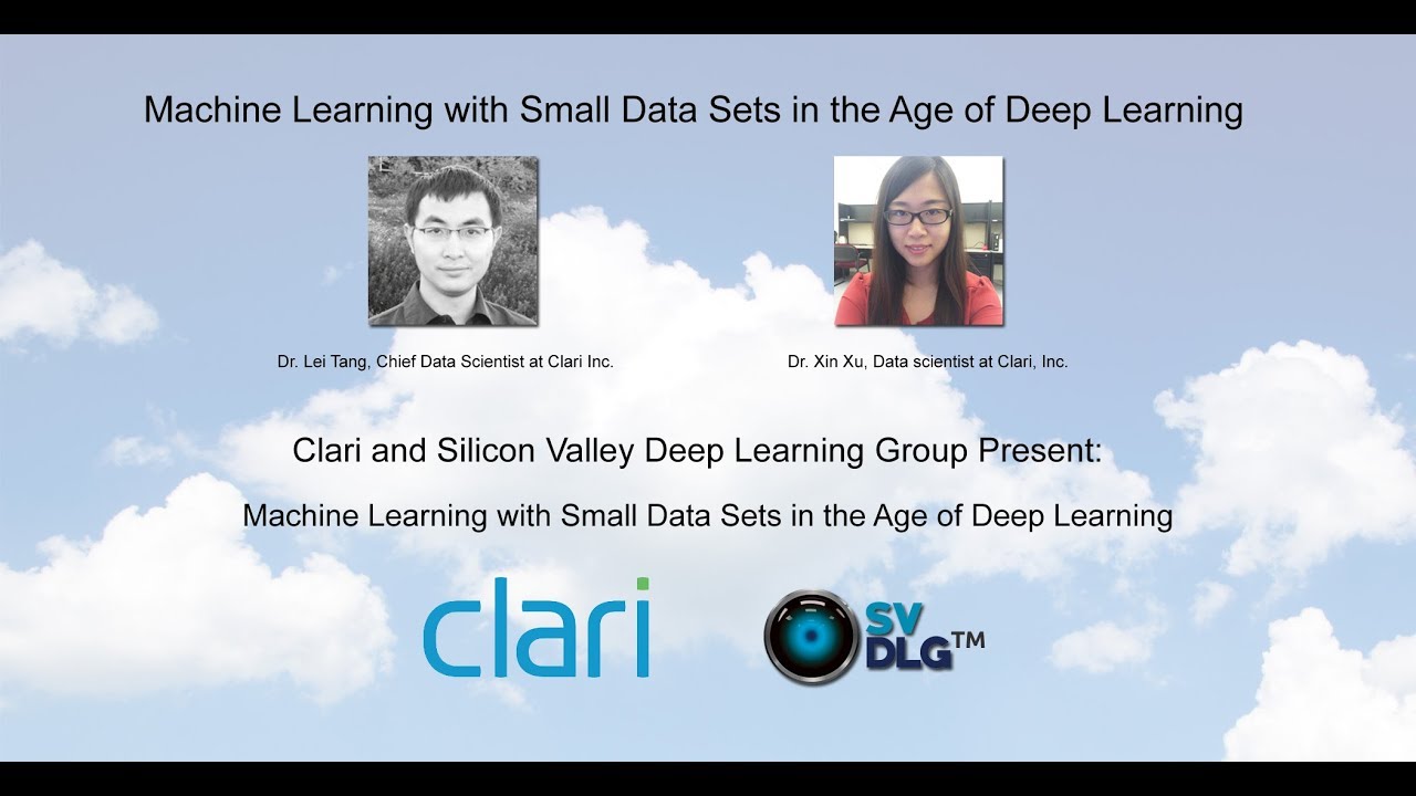 Machine Learning with Small Data Sets in the Age of Deep Learning