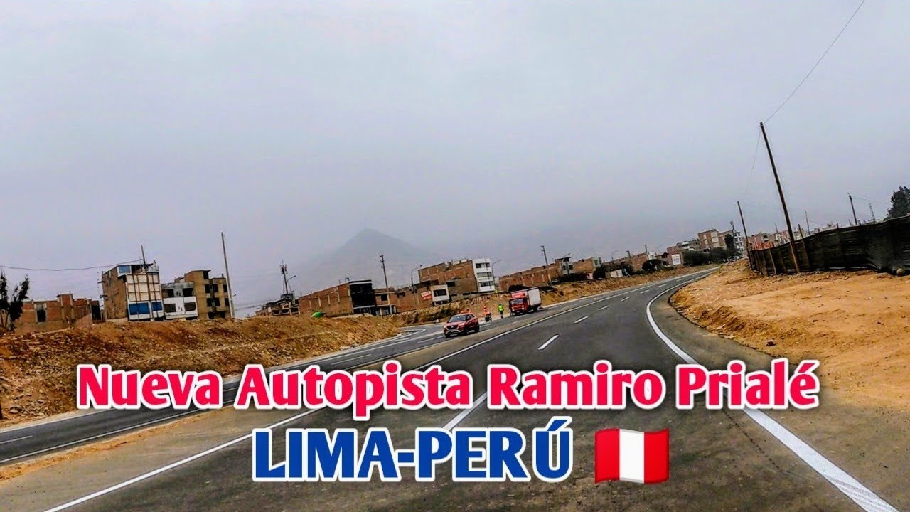 LIMA PERÚ 4K | UN RECORRIDO POR LA NUEVA AU. RAMIRO PRIALÉ | LURIGANCHO-CHOSICA | DÍA 24/08/2025