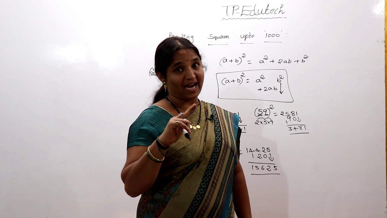 Easy Squares Part - 2 By Rajani Mam