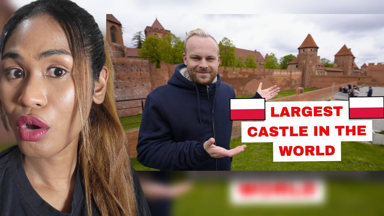 They went to the LARGEST Castle in the World! Malbork Castle, Poland | Vlog | Reaction