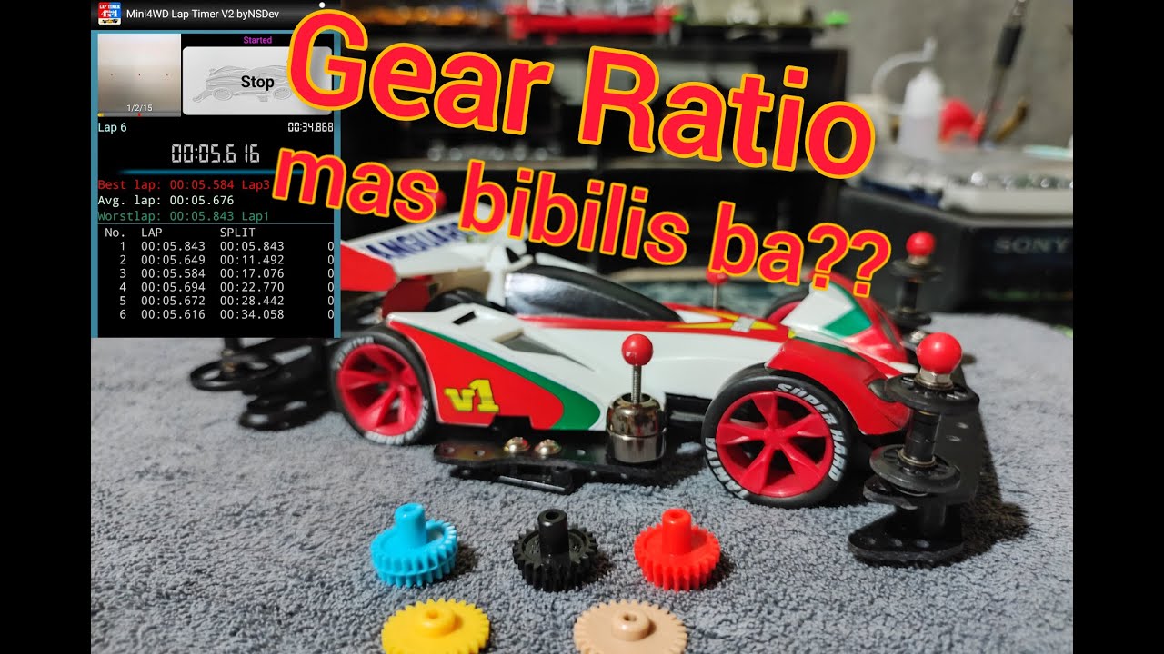 Tamiya Gear Ratio Speed Comparison #tamiya #tamiyamini4wd #tamiyaphilippines #mini4wd #fyp #fypシ