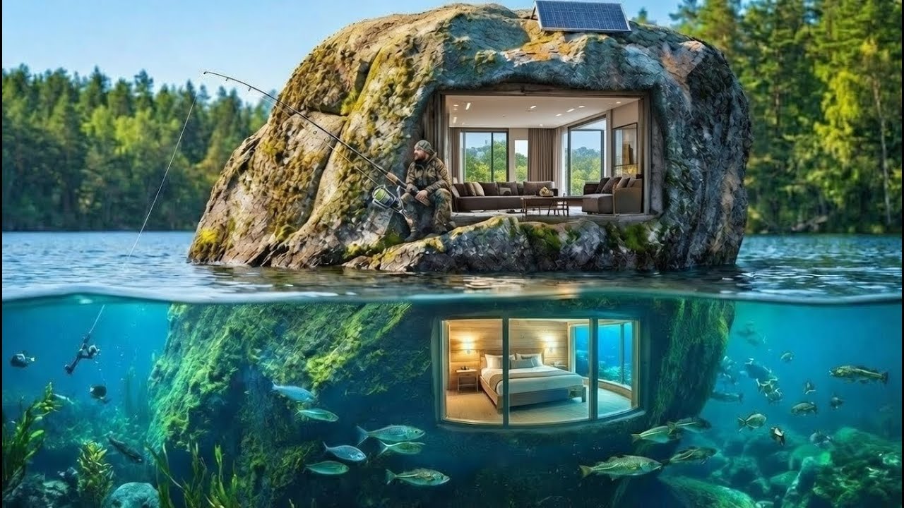 This Man Built a Secret 5-Star Cave Mansion in Secret – From Scratch Full Alone(ASMR)