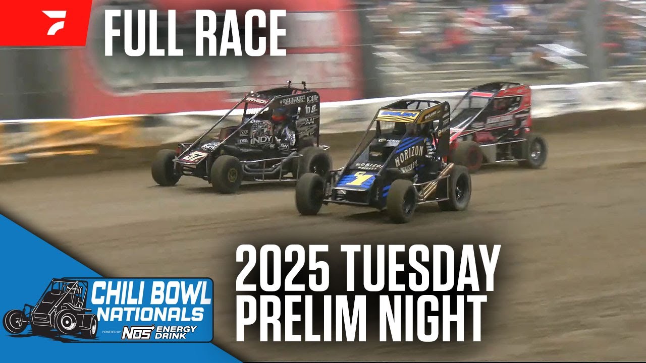 FULL RACE: 2025 Chili Bowl Nationals | Tuesday Preliminary Night