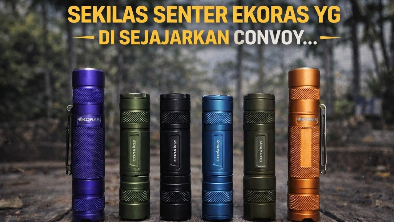 SEKILAS SENTER EKORAS YG DI SEJAJARKAN CONVOY