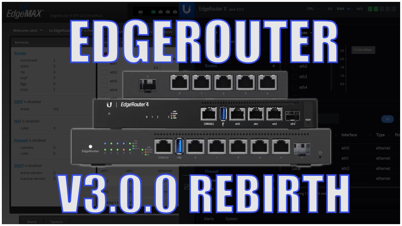 Вышел Edgerouter V3.0.0 — полное пошаговое руководство и многое другое