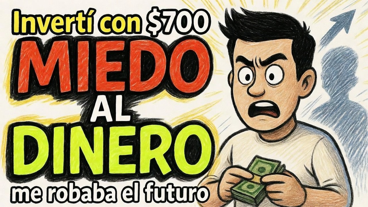 Empecé a invertir con $700 al mes y descubrí que el MIEDO AL DINERO me estaba ROBANDO el futuro