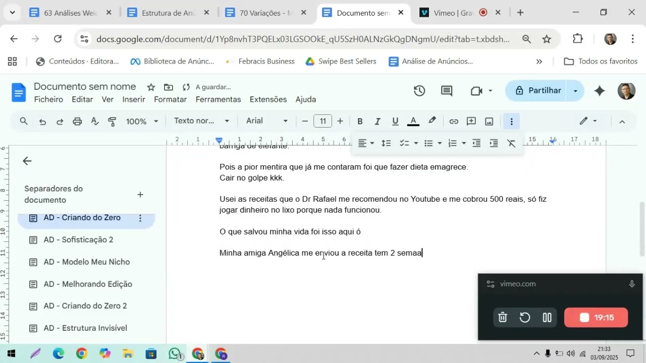 Cria&ccedil;&atilde;o de An&uacute;ncios Nutra - Criando do Zero