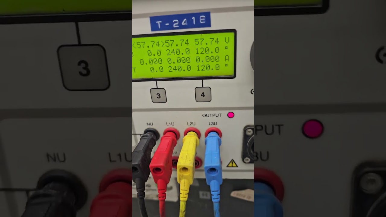 REF542F undervoltage protection test 