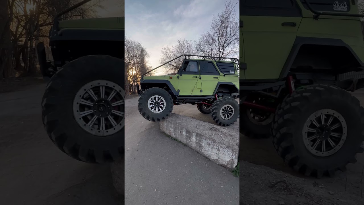 Халк 😡 2UZ FE V8 42 Трактора🚜+Лапы Порталы 😱 #offroad #uaz #hunter #uazhunter #2uzfe