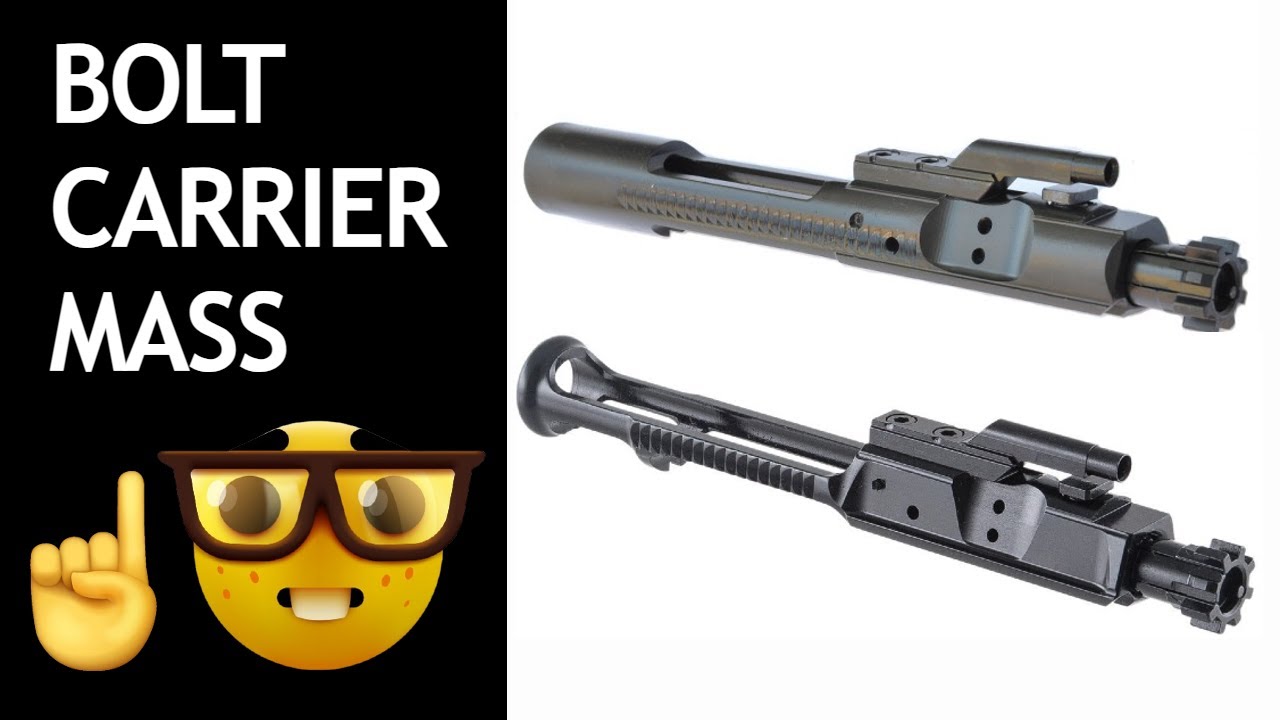 Bolt Carrier Mass - A Nerdy Theoretical Discussion