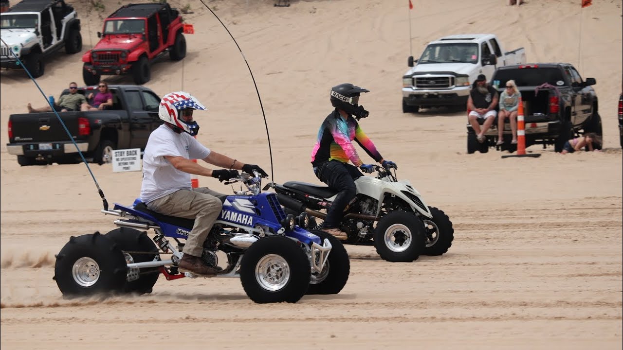 So many 2 strokes at ATV Takeover at Silver Lake Sand Dunes