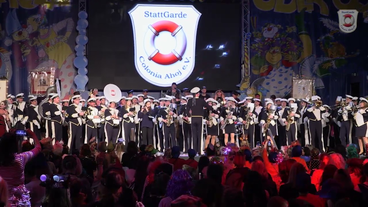 Die Bordkapelle der StattGarde Colonia Ahoj (2023)