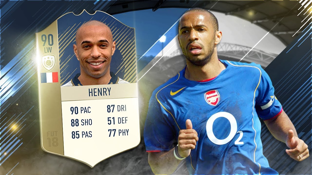 FIFA 18 ICON HENRY REVIEW - ICON THIERRY HENRY PLAYER REVIEW - #FIFA18 GAMEPLAY