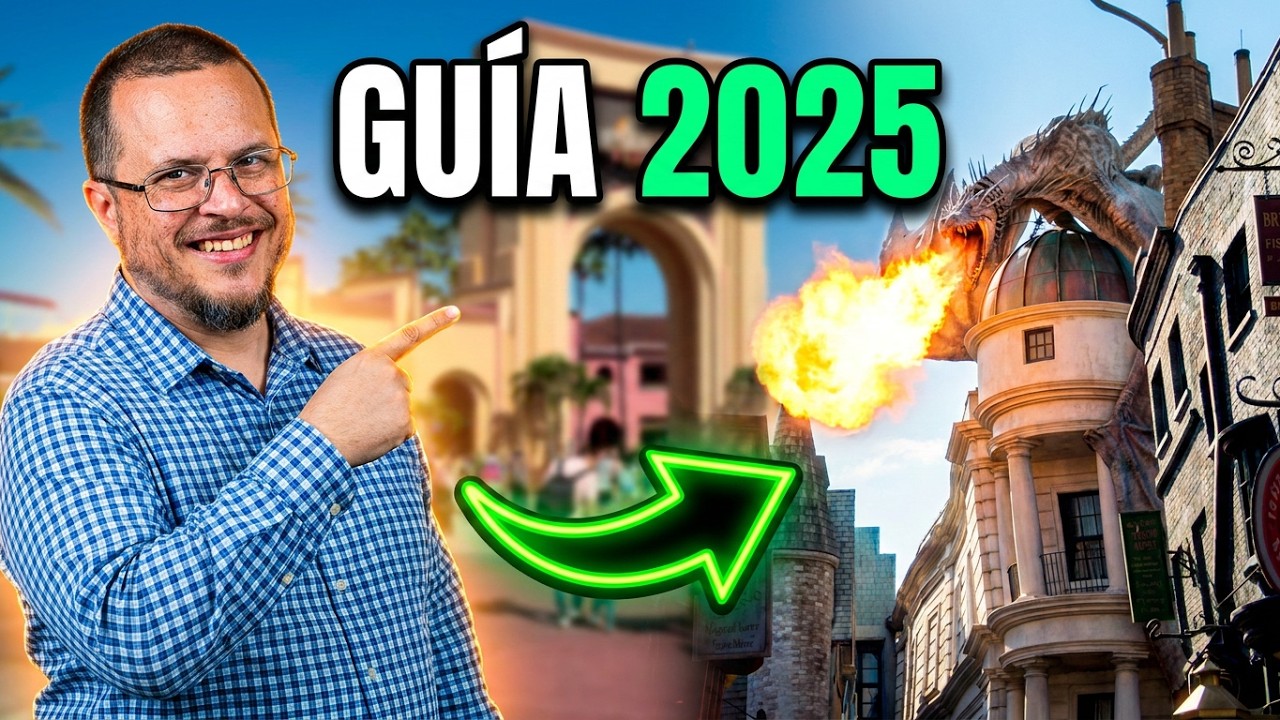 NO VAYAS SIN VER ESTO! La GUÍA COMPLETA de Universal Studios Florida (2025)