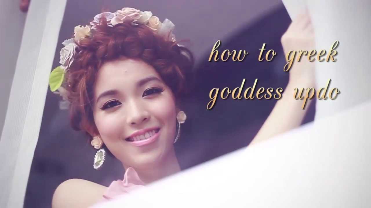Updo By Buablink : Greek goddess hairstyle (crown braid)